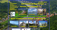 Desktop Screenshot of barnowski-bridge-reisen.de